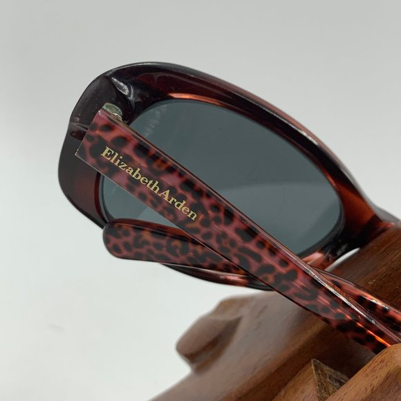 Elizabeth Arden Burgundy Oval Cat-Eye Sunglasses - Picture 5 of 7
